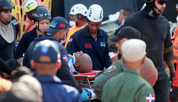 Rescuers work at the site of the collapsed Jet Set nightclub in Santo Domingo, Dominican Republic, April 8, 2025. —Reuters