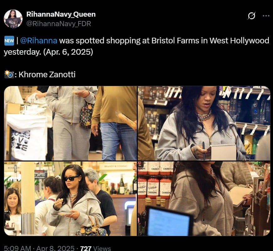 Rihanna sparks pregnancy rumours with her latest appearance