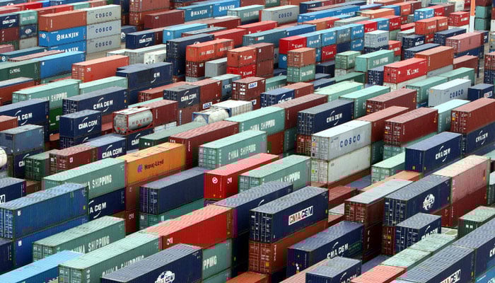 A representational image showing containers at a port. — Reuters/File