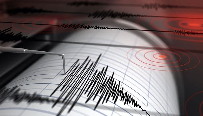A representational image of a Richter scale measuring earthquake. — AFP/File