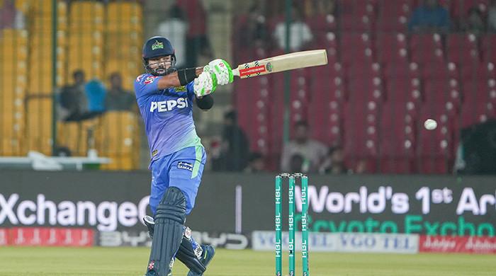 Ton-up Rizwan leads Multan Sultans to post 235-run target against Karachi Kings  www.geo.tv
