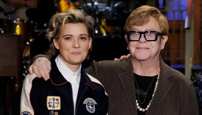 Elton John, Brandi Carlile react to new album milestone