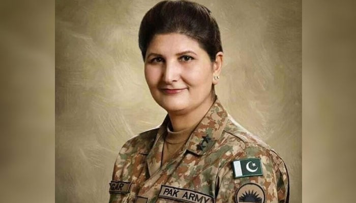 Lt Gen (retd) Nigar Johar Khan poses for a photo. — APP/File