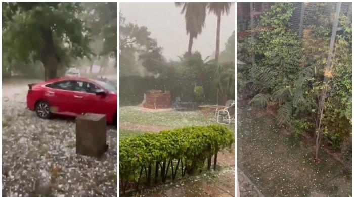 Hailstorm wreaks havoc on cars, trees, traffic in Islamabad, KP