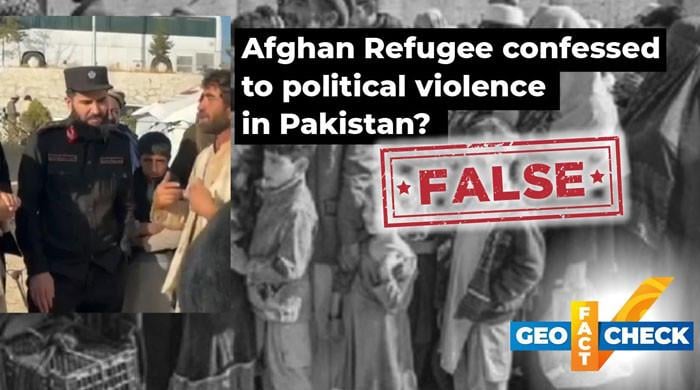 Fact-check: Viral video falsely claims Afghan refugee confessed to political violence in Pakistan