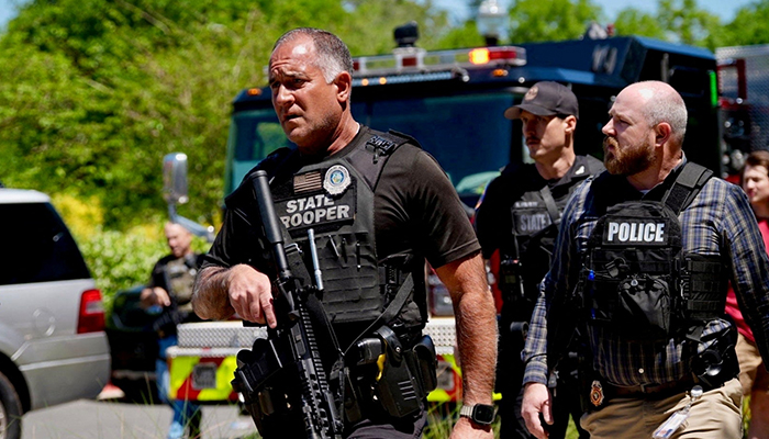 Law enforcement work at Florida State University (FSU) campus after a mass shooting in Tallahassee, Florida, US, April 17, 2025. — Reuters
