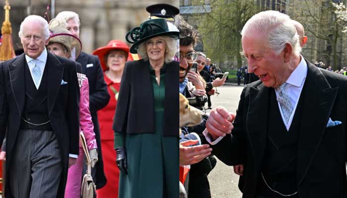 King Charles meets Lilibet after Maundy Service