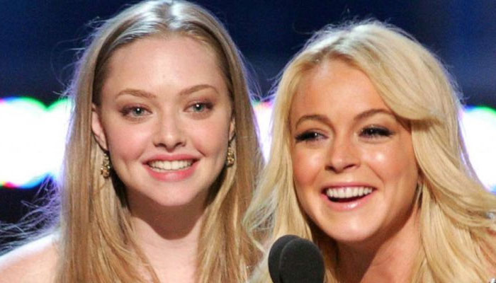 Amanda Seyfried looks back at her ad with Lindsay Lohan