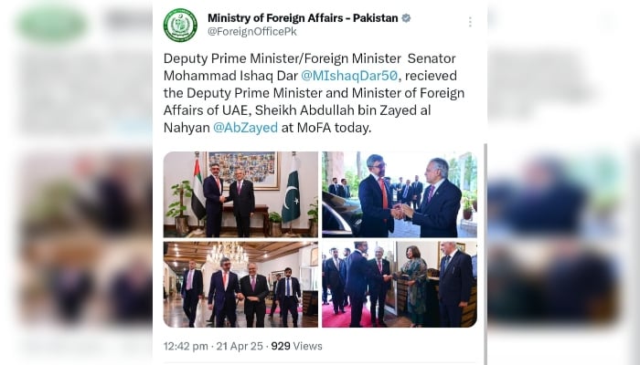 Pakistan, UAE pledge closer ties with trade, culture agreements