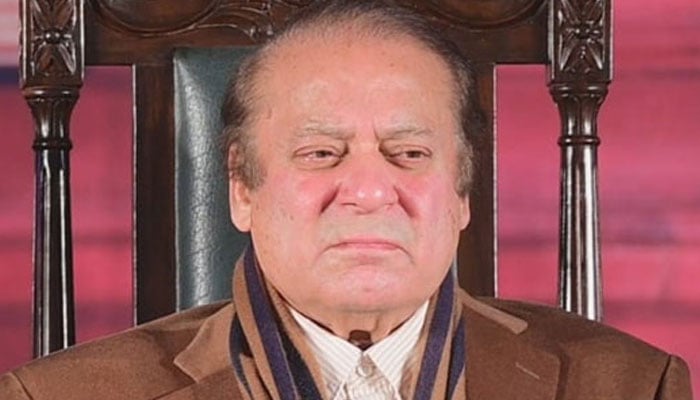 Former prime minister Nawaz Sharif— Facebook/@PML(N)/File