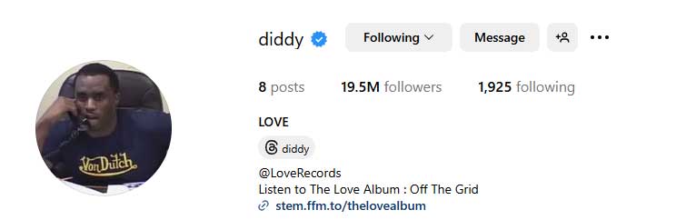 Diddy nears new milestone after latest setback