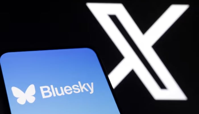 Bluesky and X app logos are seen in this illustration taken November 19, 2024. — Reuters