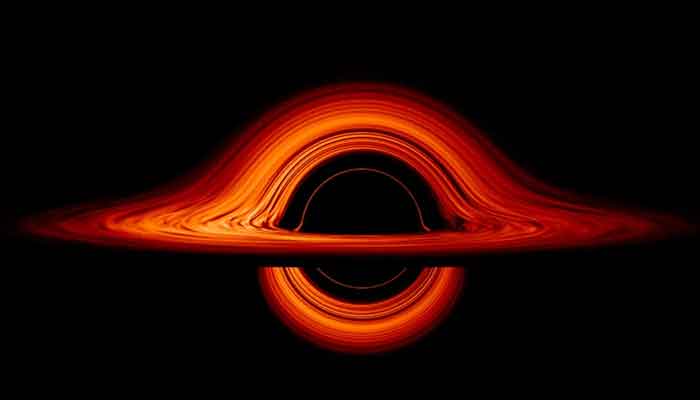 A simulation showing a black hole. — Nasa/File