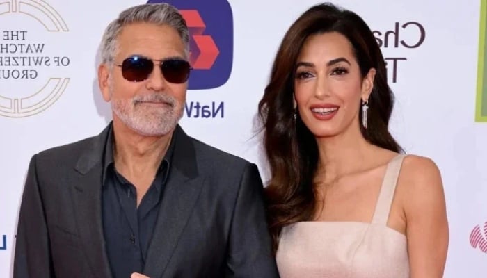Photo: George Clooney gushes over Amal his kids: Funny