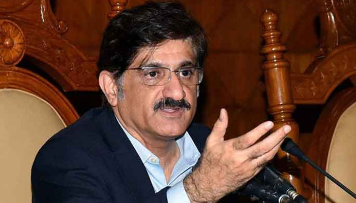 Sindh Chief Minister Murad Ali Shah chairs a meeting in this undated photo. — APP/File