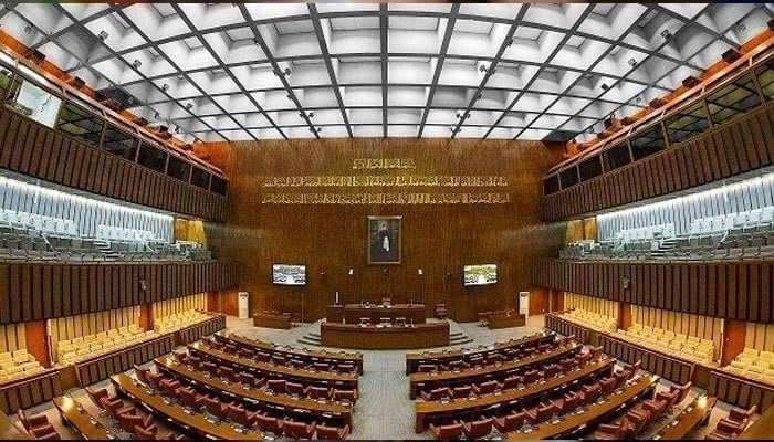 An undated image of the Senate of Pakistan hall. — Facebook@Pakistansenate/File