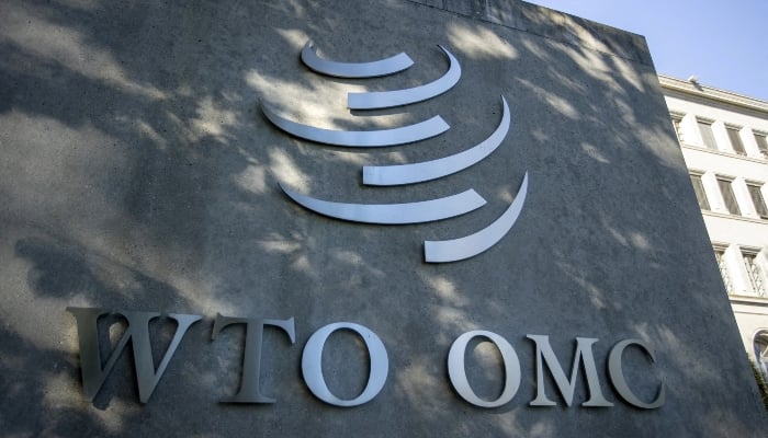 A logo is seen at the World Trade Organization (WTO) headquarters before a news conference in Geneva, Switzerland, October 5, 2022. — Reuters