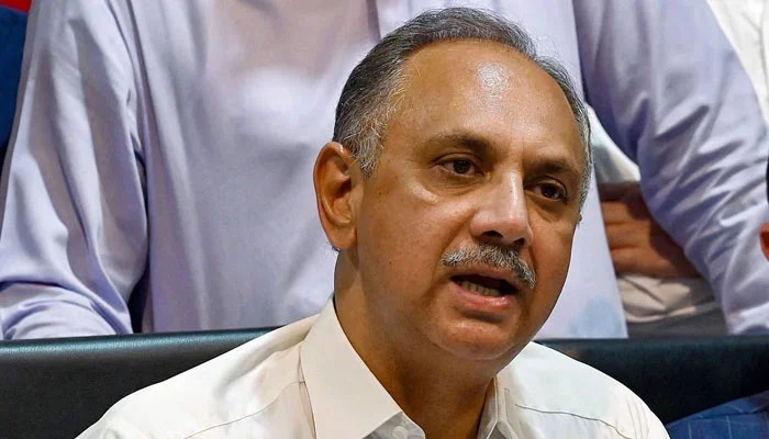 PTI leader and leader of the opposition in the National Assembly Omar Ayub addresses the media during a press conference in Islamabad on July 15, 2024. — AFP