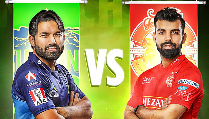 This collage shows captains of Multan Sultans Mohammad Rizwan (left) and Islamabad Uniteds Shadab Khan ahead of the PSL 10 match at Rawalpindi Cricket Stadium on April 23, 2025. — Facebook/thePSL