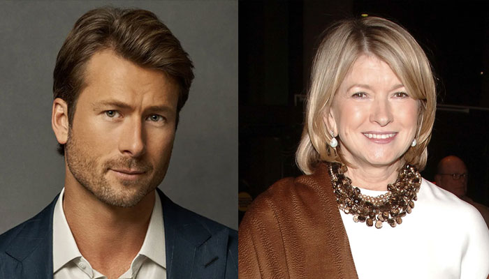 Martha Stewart gushes over handsome Glen Powell