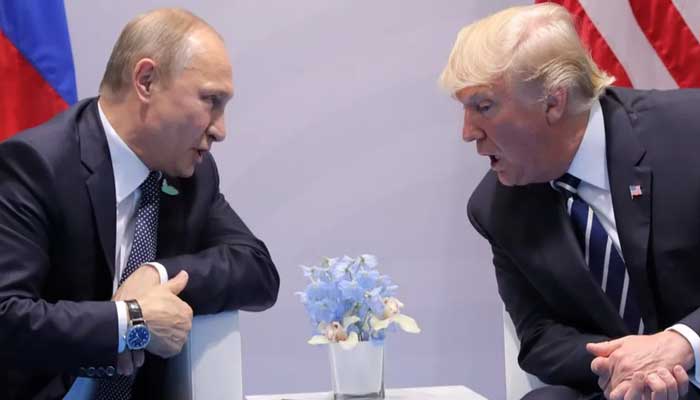 President Putin and President Trump held meeting in Germany in 2017. — Reuters