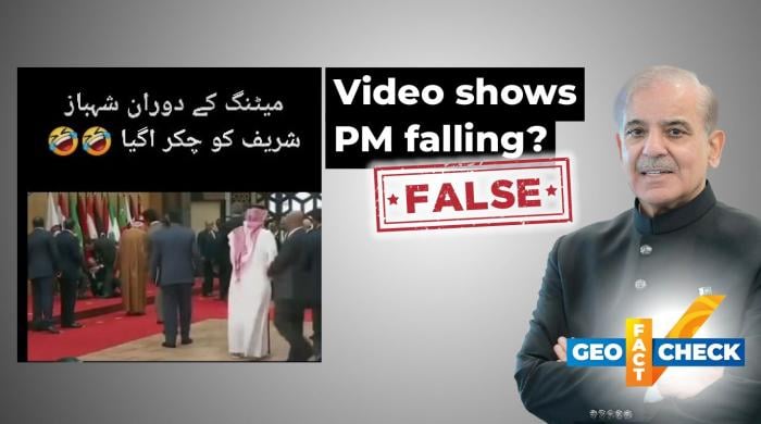Fact-check: Old clip of Lebanese leader falsely shared as PM Shehbaz falling