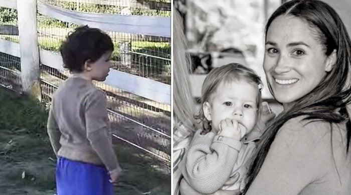 Meghan Markle with her family