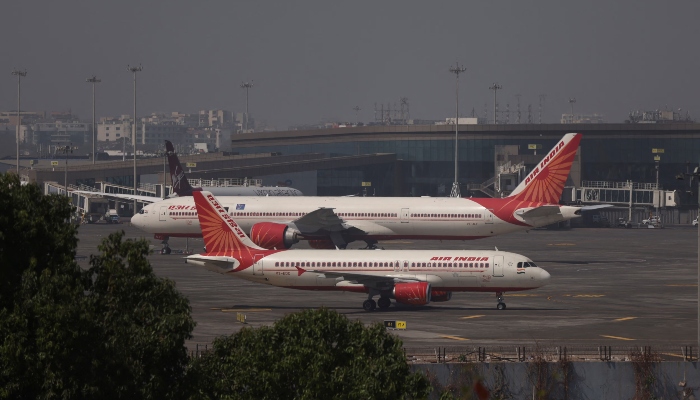 Air India passenger aircraft are seen on the tarmac at Chhatrapati Shivaji International Airport in Mumbai, India, February 14, 2023. — Reuters