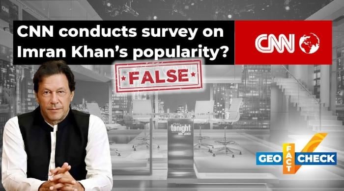 Fact-check: Claim that CNN survey shows Imran Khan's popularity at 90% is false