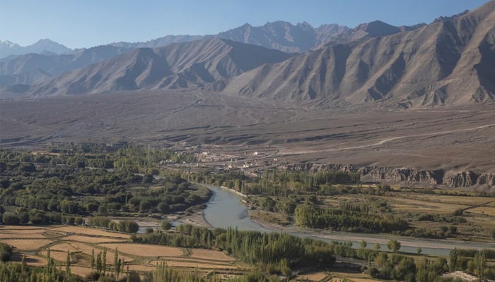 River Indus flows through Leh, in the Ladakh region, September 14, 2020. — Reuters