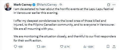 11 killed in Vancouver after vehicle plows into Filipino festival
