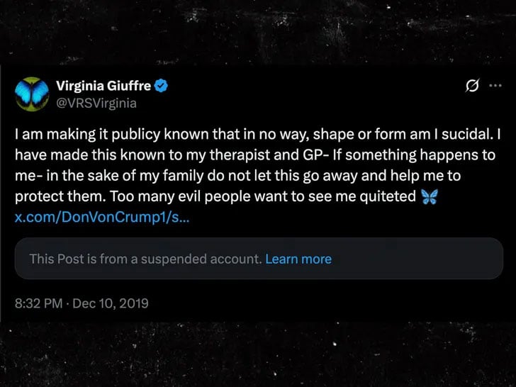 Virginia Giuffres dad comes forward with ‘doubts