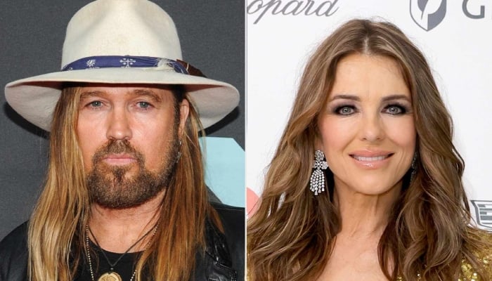 Photo: Billy Ray Cyrus finally meets his match in Elizabeth Hurley: Source
