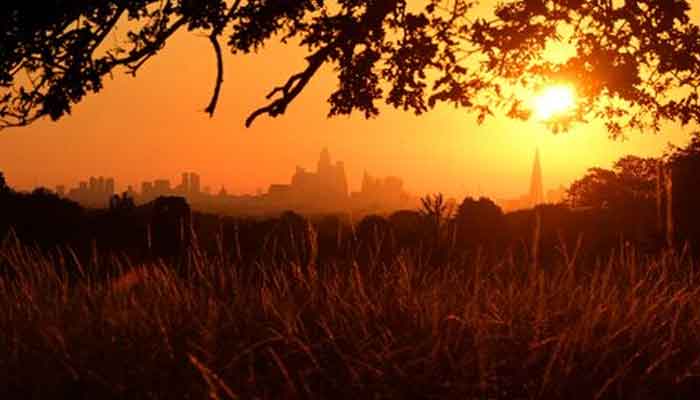 The sun rises above the London skyline, as a second heatwave is predicted for parts of the country, in London, Britain, August 11, 2022. — Reuters