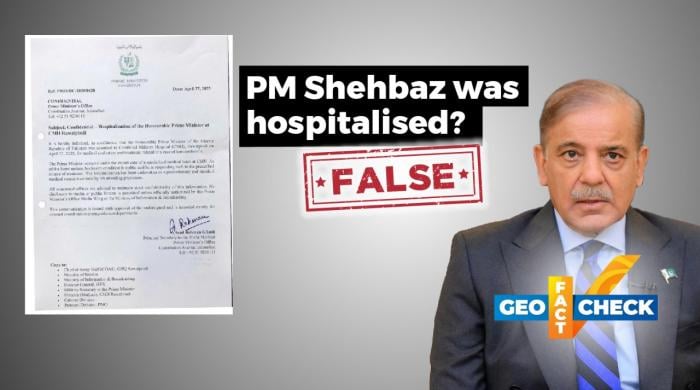 Fact-Check: Viral letter claiming PM Shehbaz was hospitalised is fake
