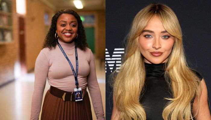 Quinta Brunson, Sabrina Carpenter call each other THIS on 'SNL' 1 Quinta Brunson, Sabrina Carpenter take pride in being shorties