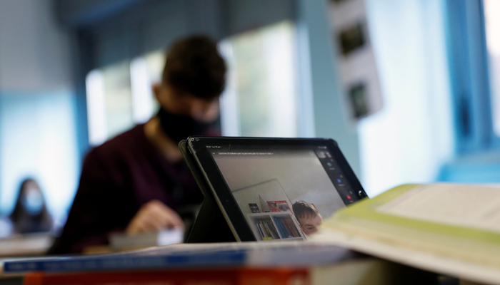 UAE to teach Artificial Intelligence in all govt schools 1 A student works next to a tablet inside a classroom, in this illustration. — Reuters/File