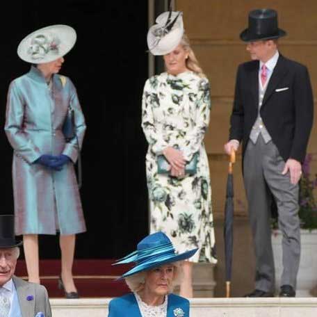 Royals join King Charles and Queen Camilla at Buckingham Palace party