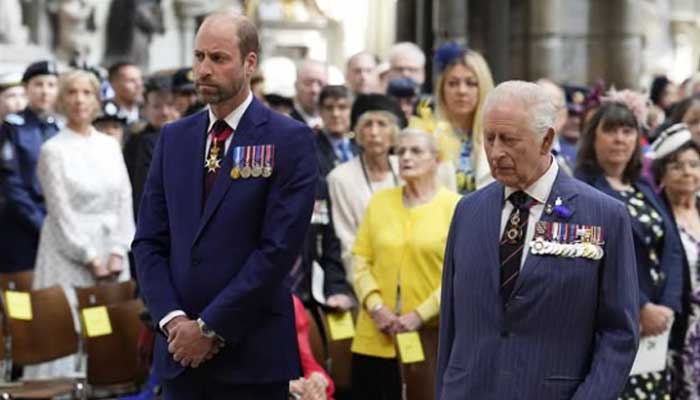 King Charles, Prince William show respect to fallen heroes in joint appearance
