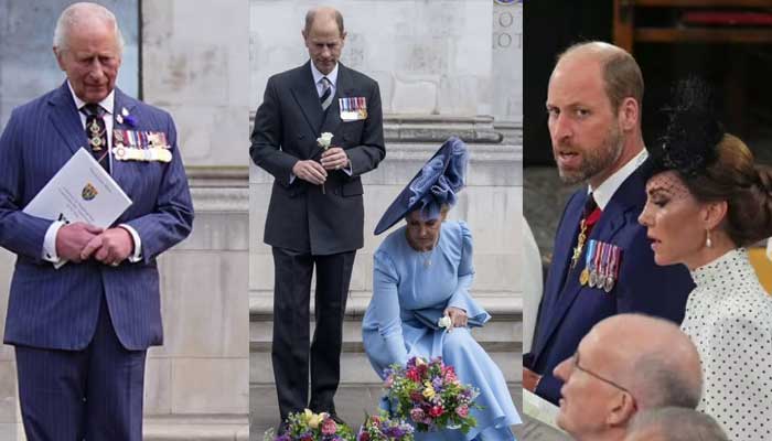 Oldest royal remains absent as King Charles leads family at VE Day service