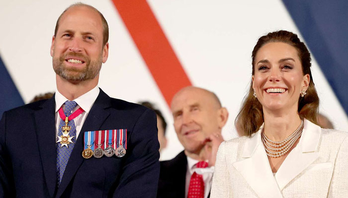 Prince William, Kate Middleton look like happy love birds on VE Day: See pics