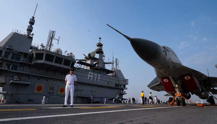 The Indian Navy moved its Western fleet within striking range of Karachi, Pakistan’s largest port. — Hindustan Times
