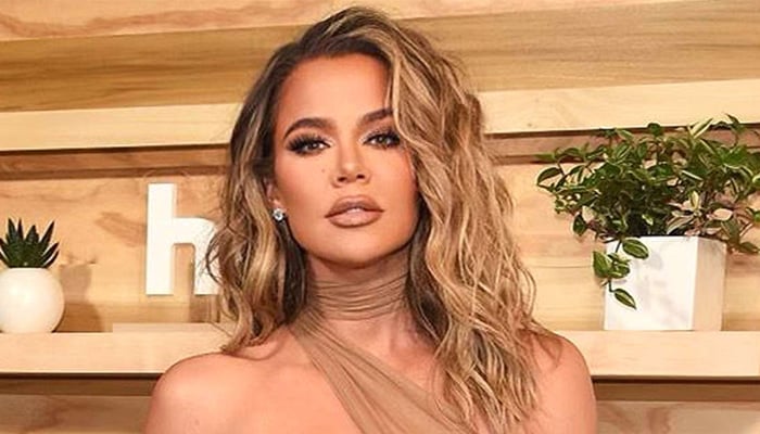 Khloé Kardashian turns heads with her style at perfume launch in Germany