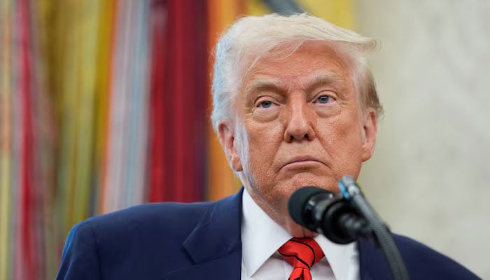 US President Donald Trump speaks during a swearing-in ceremony of Special Envoy Steve Witkoff in the Oval Office at the White House in Washington, DC, US, May 6, 2025. — Reuters