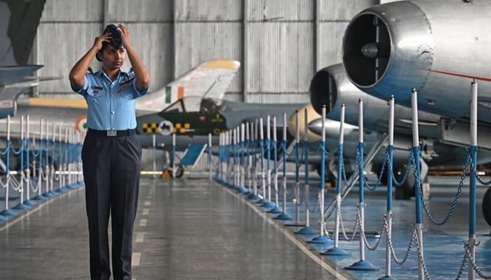 Shivangi Singh, Indias only woman Rafale fighter pilot. — AFP/ File