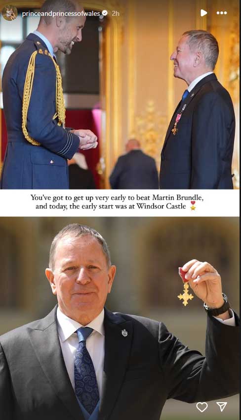Prince William represents King Charles at Windsor Castle