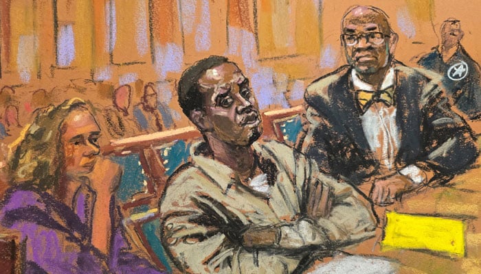 Courtroom sketch. REUTERS/Jane Rosenberg/File Photo