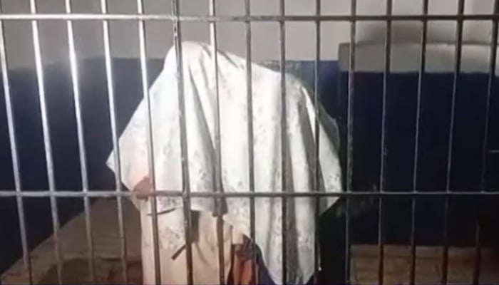 The suspects alleged of murdering their father are behind the bars. —Screengrab/ YouTube/GeoNews/File