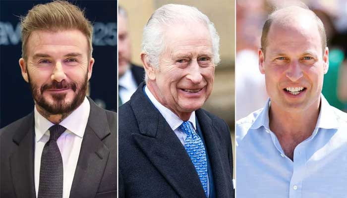 David Beckham reacts to King Charles and Prince Williams joint appearance