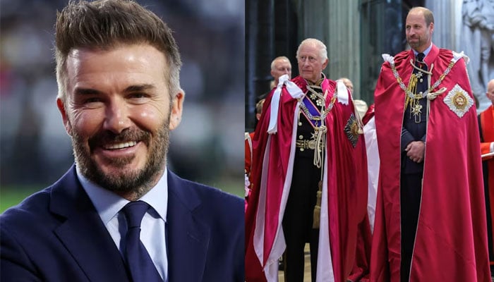 David Beckham reacts to Prince Williams new title
